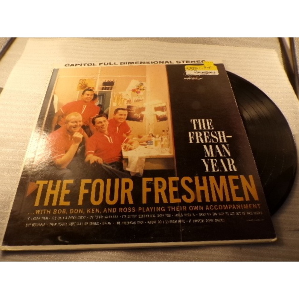 The Four Freshmen The Freshman Year Vinyl LP Capitol ST1485 Stereo 1960 Jazz Pop